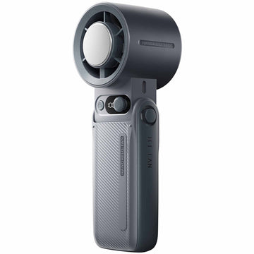 Ventilateur 5,2 x 5,7 x 17,8 cm refroidissement en 3 secondes 199 niveaux affichage numérique LED batterie longue durée pliable